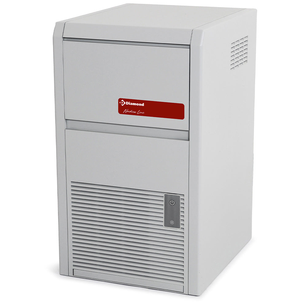 Diamond Whole ice cube maker 22 kg, with storage - AIR - ICE22A-R2