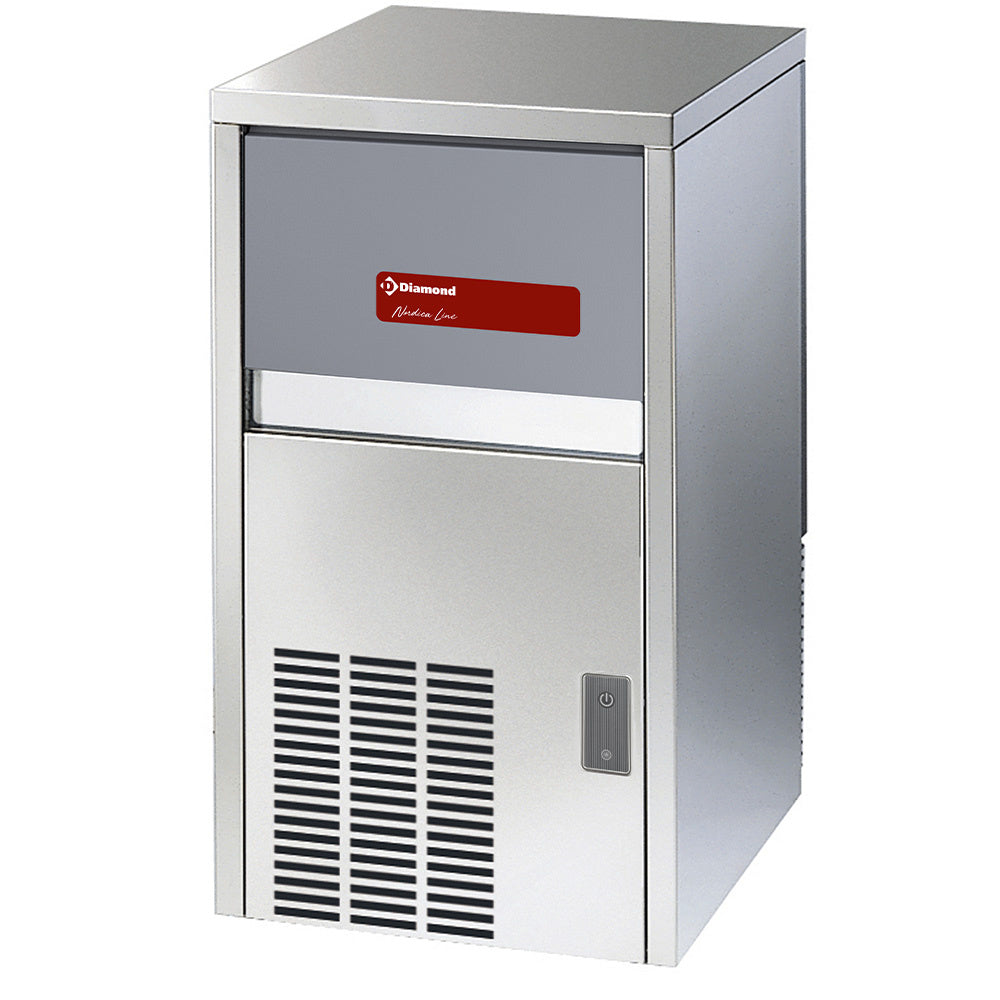 Diamond Whole ice cube maker 29 kg, with storage - AIR - ICE30A-R2