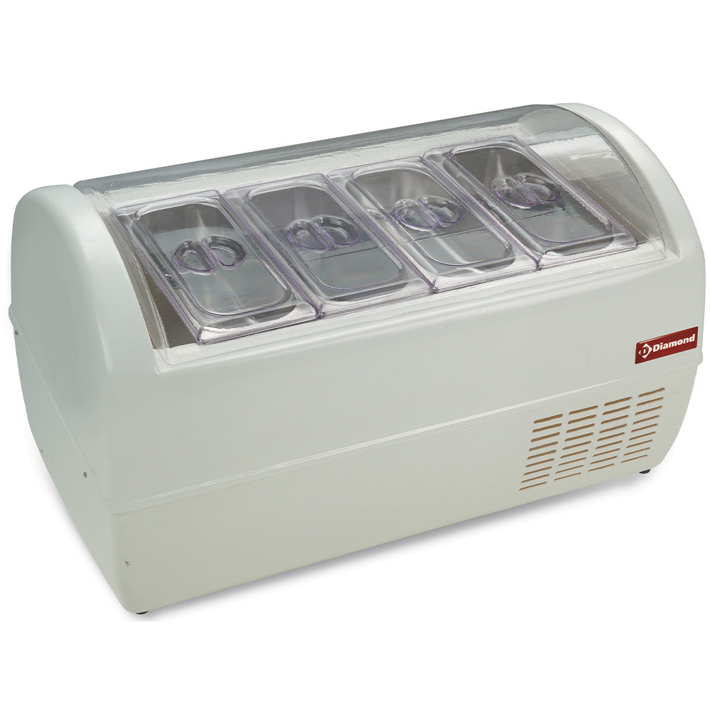 Diamond IJsconserveermachine, 4-8 smaken "wit" - BABYGEL/48-R2