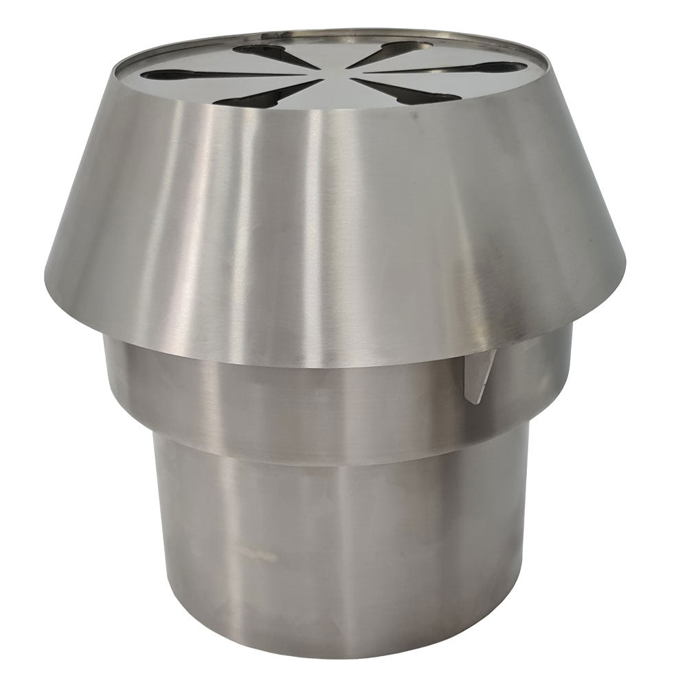 Diamond Firewall kit + roestvrijstalen schoorsteenkap (CBQ-120) - CFECCX/120