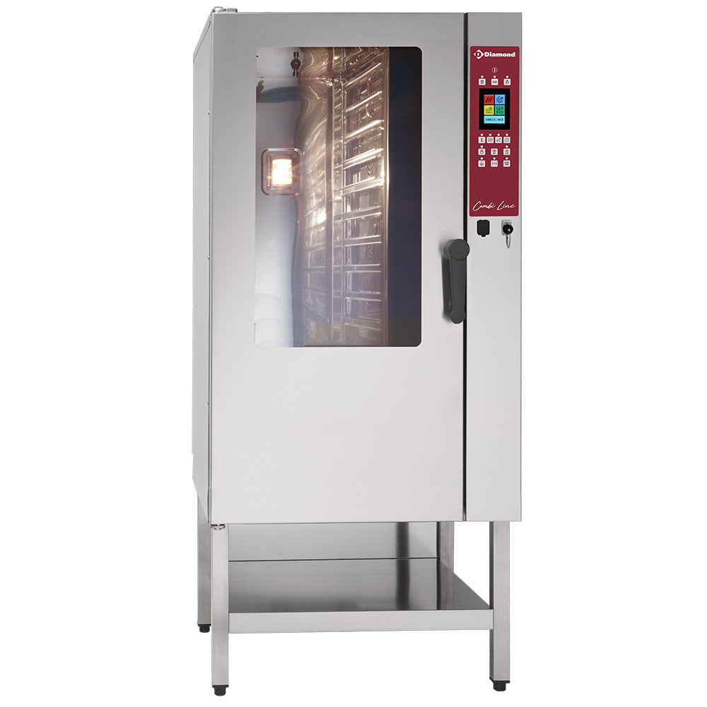 Diamond Electric oven TOUCH SCREEN steam/convection, 15x GN 1/1 - AUTO-CLEANING - DFV-1511/PTS