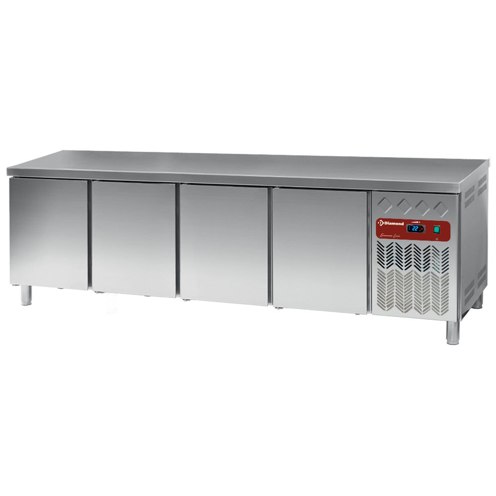 Diamond Refrigerated table, ventilated, 4 doors EN 600x400 (760 L) - DP255/PC-R2
