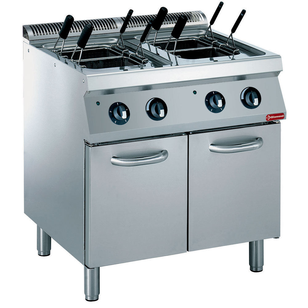 Diamond Electric pasta cooker, 2x 24,5 liters, on board, without basket - E17/CPA8-230/3--N