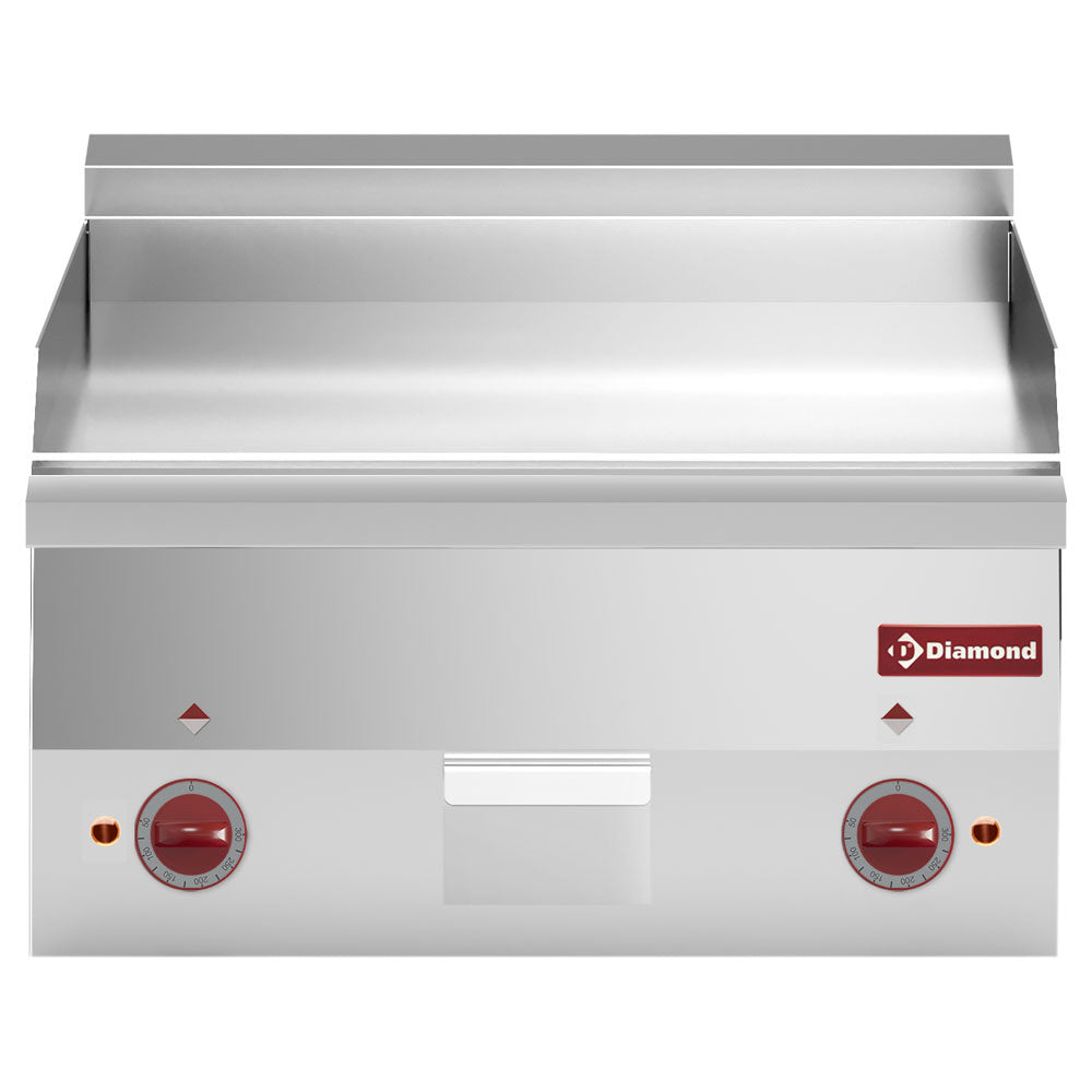 Diamond Smooth electric cooking plate "chromium" -Top- - E60/PLCD6T-N