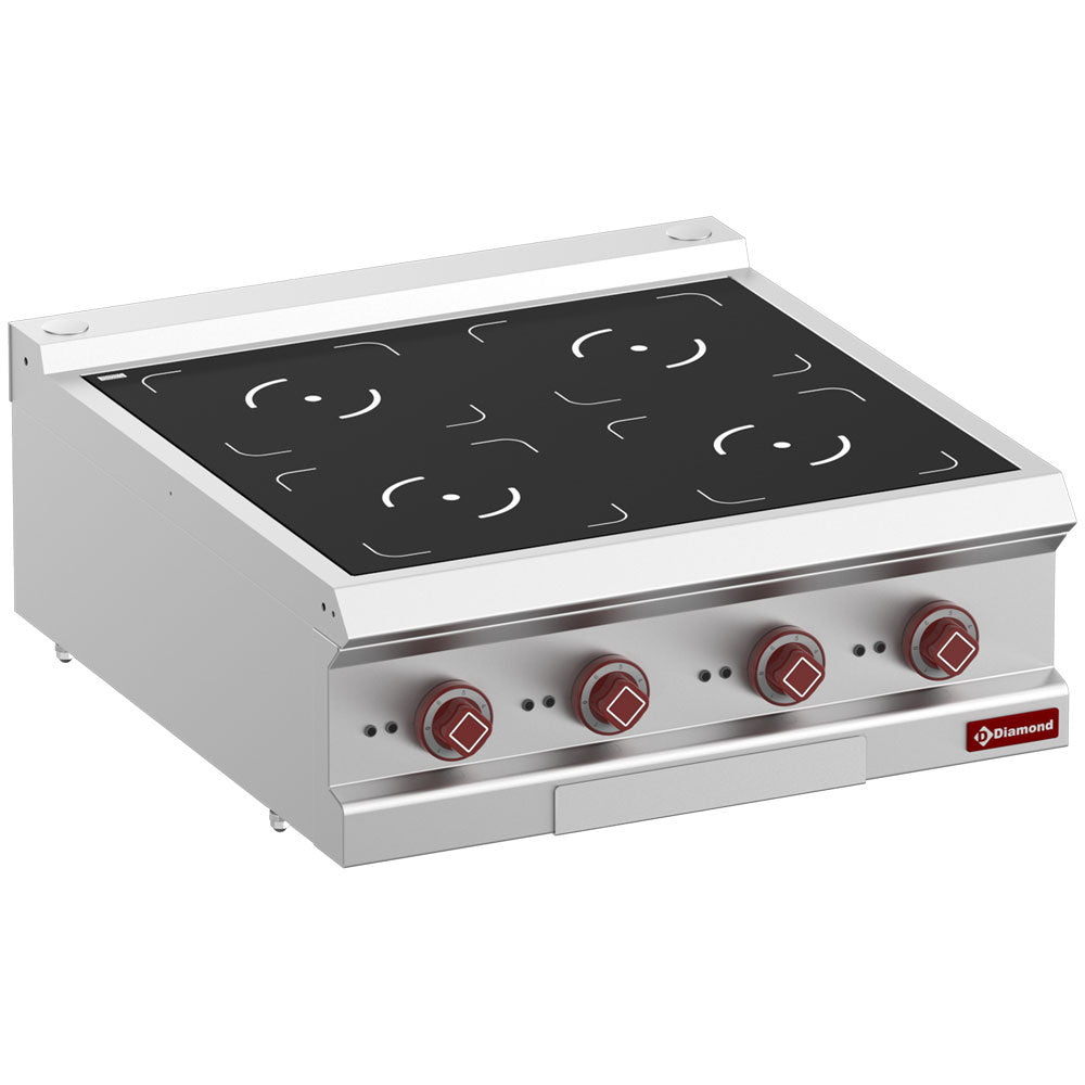 Diamond Electric range, 4 inductions zones - Top - - E7/4ID7T-N