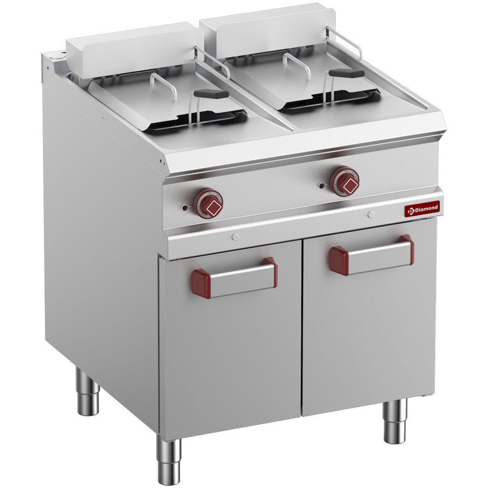 Diamond Electric fryer 2 13-liter tanks on cupboard - E7/F26A7-N