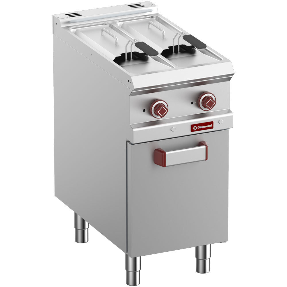 Diamond Electric fryer 2 7-liter tanks on cupboard - E7/F2V7A4-N