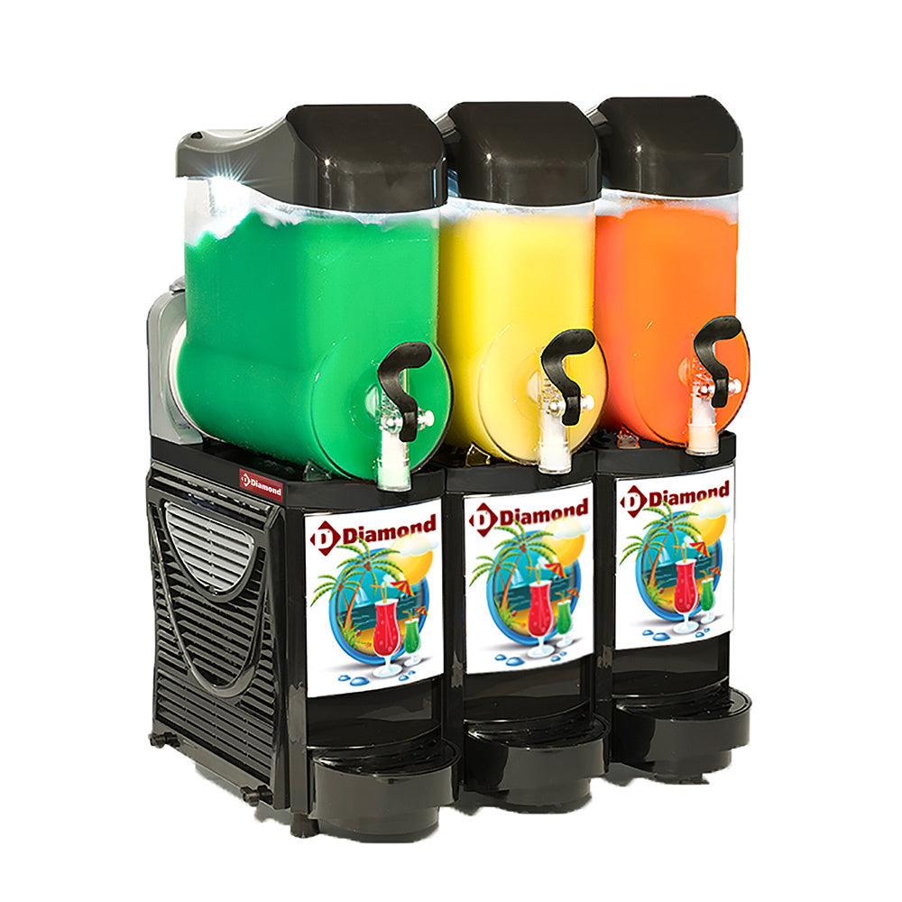 Diamond Granita & sorbetmachine/verdeler, 3x 10 liter - FABY-3/CB-R2