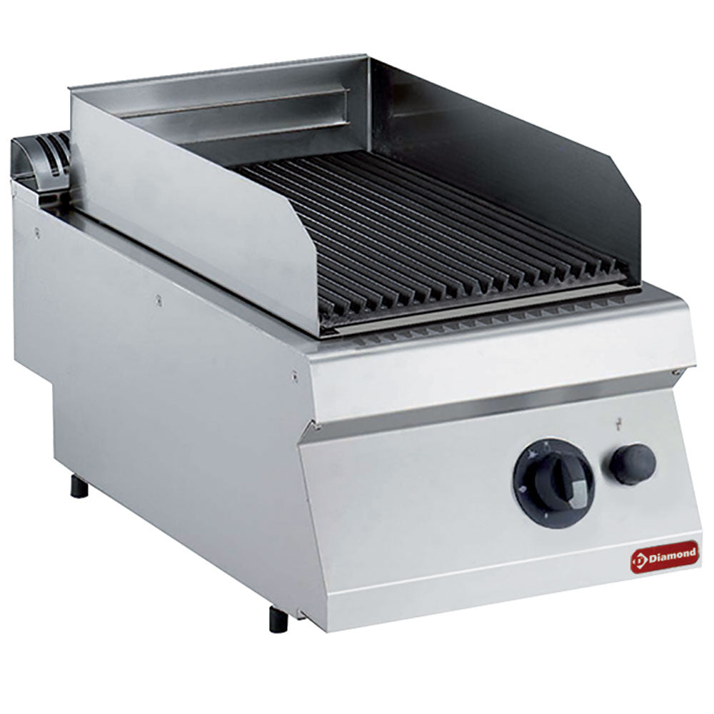 Diamond Gasgrill in lavasteen, ijzeren rooster 1/2 mod. -TOP- - G17/GPL4T-NG