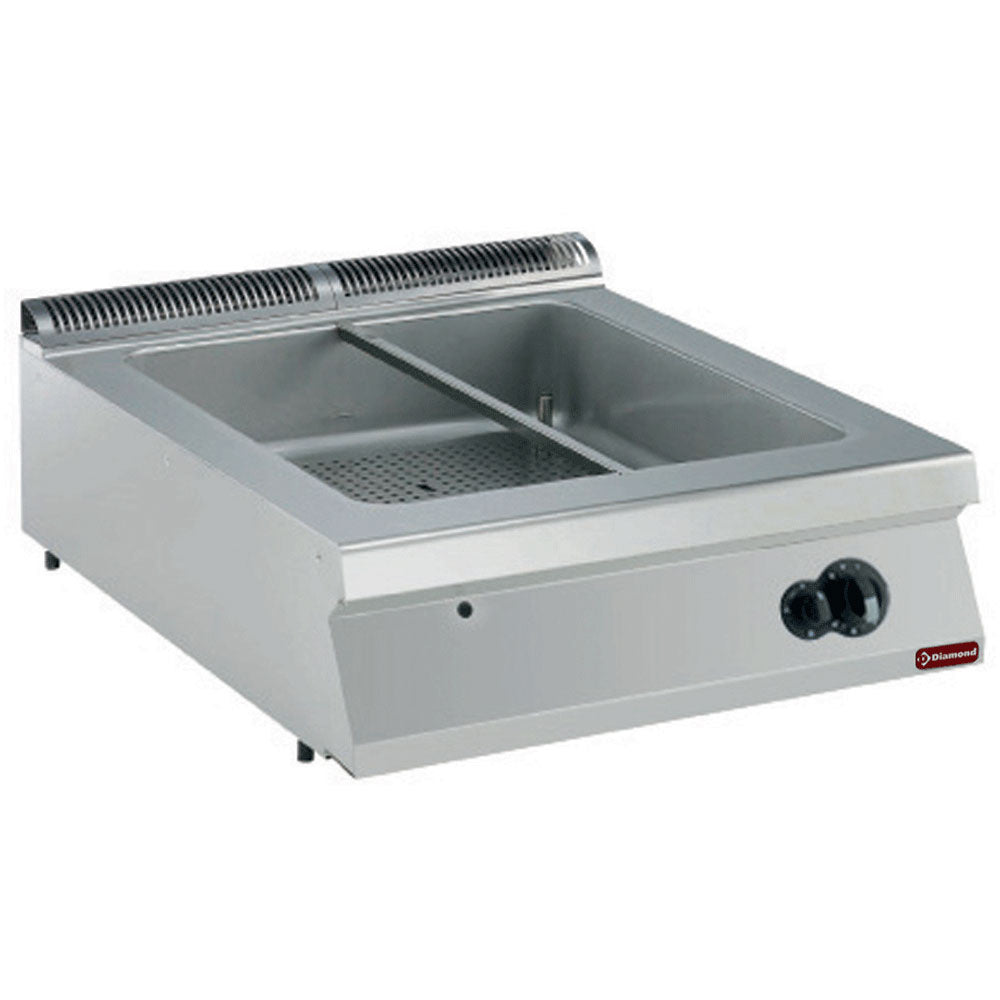 Diamond Gas bain-marie, 8 GN 1/3 h 150 mm -TOP- - G22/BM8T-N