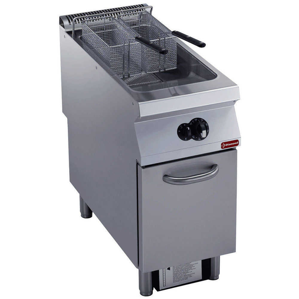 Diamond Gas fryer 1 basin "Y" 23 liters, external burners, on undercarriage - G22/F23A4-S