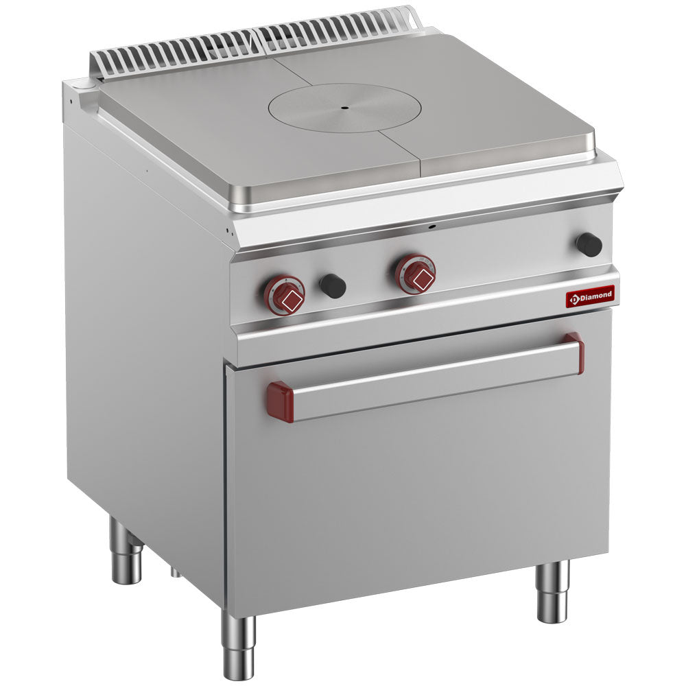 Diamond Cooking hob, gas oven GN 2/1 - G7/TF7-N