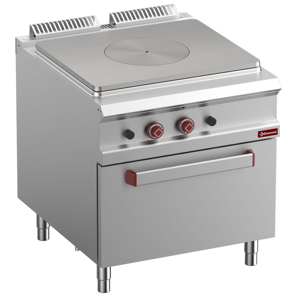 Diamond Solid top stove on gas oven - G9/TF8-N