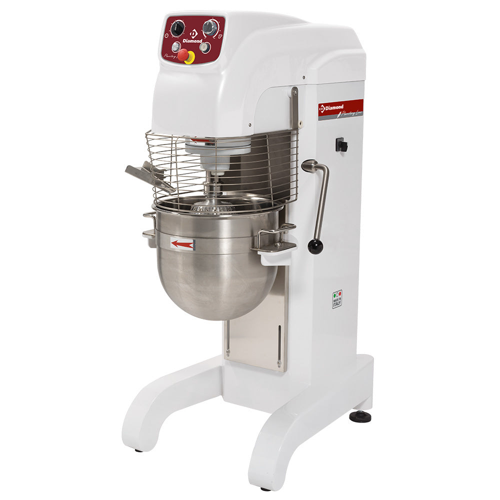 Diamond Planetary mixer, high base, 40 LT, variable speed. - HBM-40T/VV