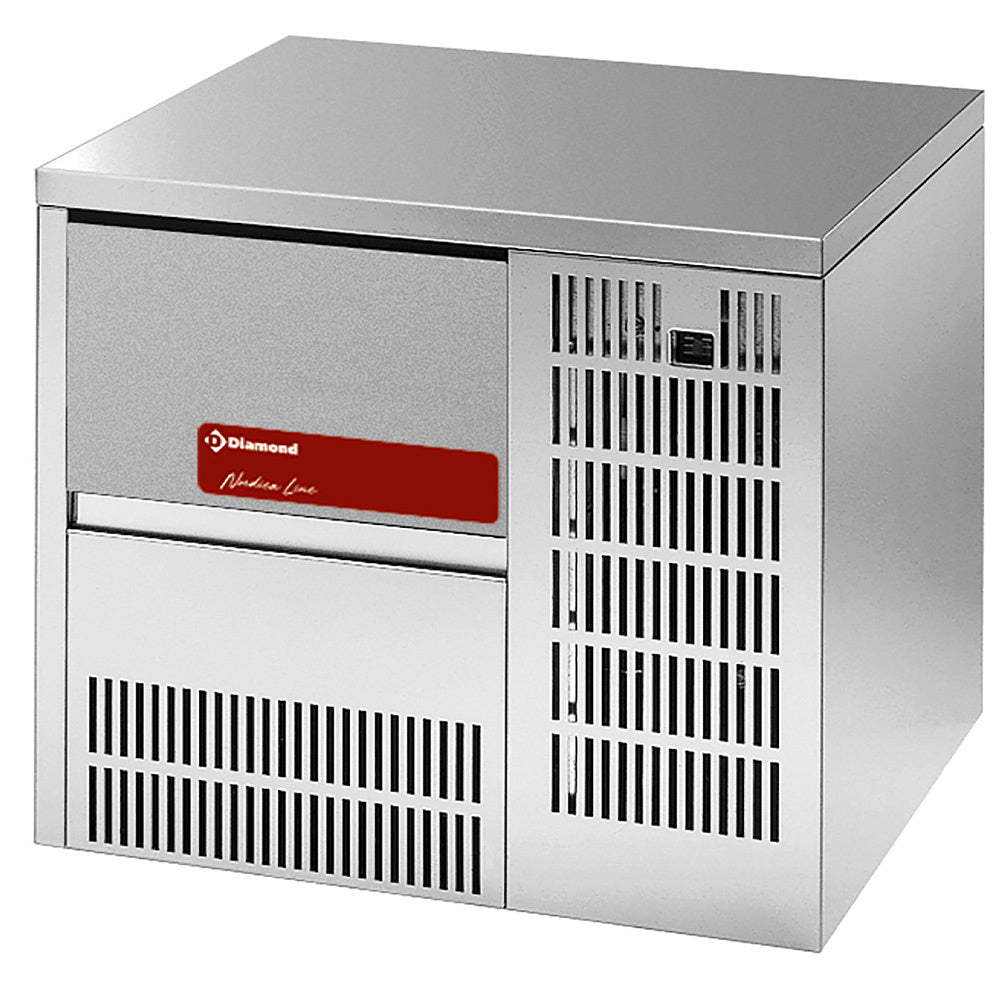 Diamond Whole ice cube maker 24kg, with storage - ICE24INCAS