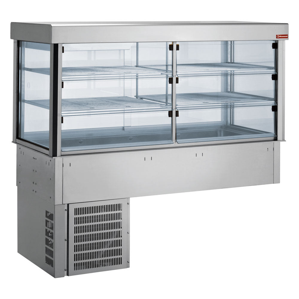 Diamond Refrigerated display and refrigerated basin 3 GN 1/1 - IN/RCTV12-R2