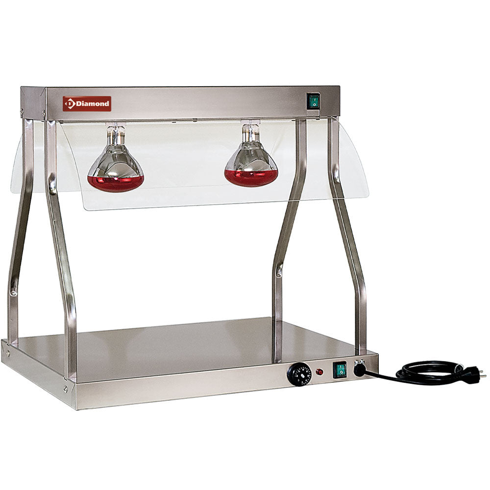 Diamond Verwarmingsbrug en bovenkant, infraroodlampen (2x 250 W) - LRT/225-T