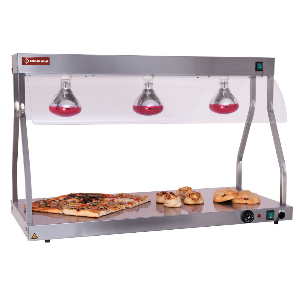 Diamond Verwarmingsbrug en bovenkant, infraroodlampen (3x 250 W) - LRT/325-T