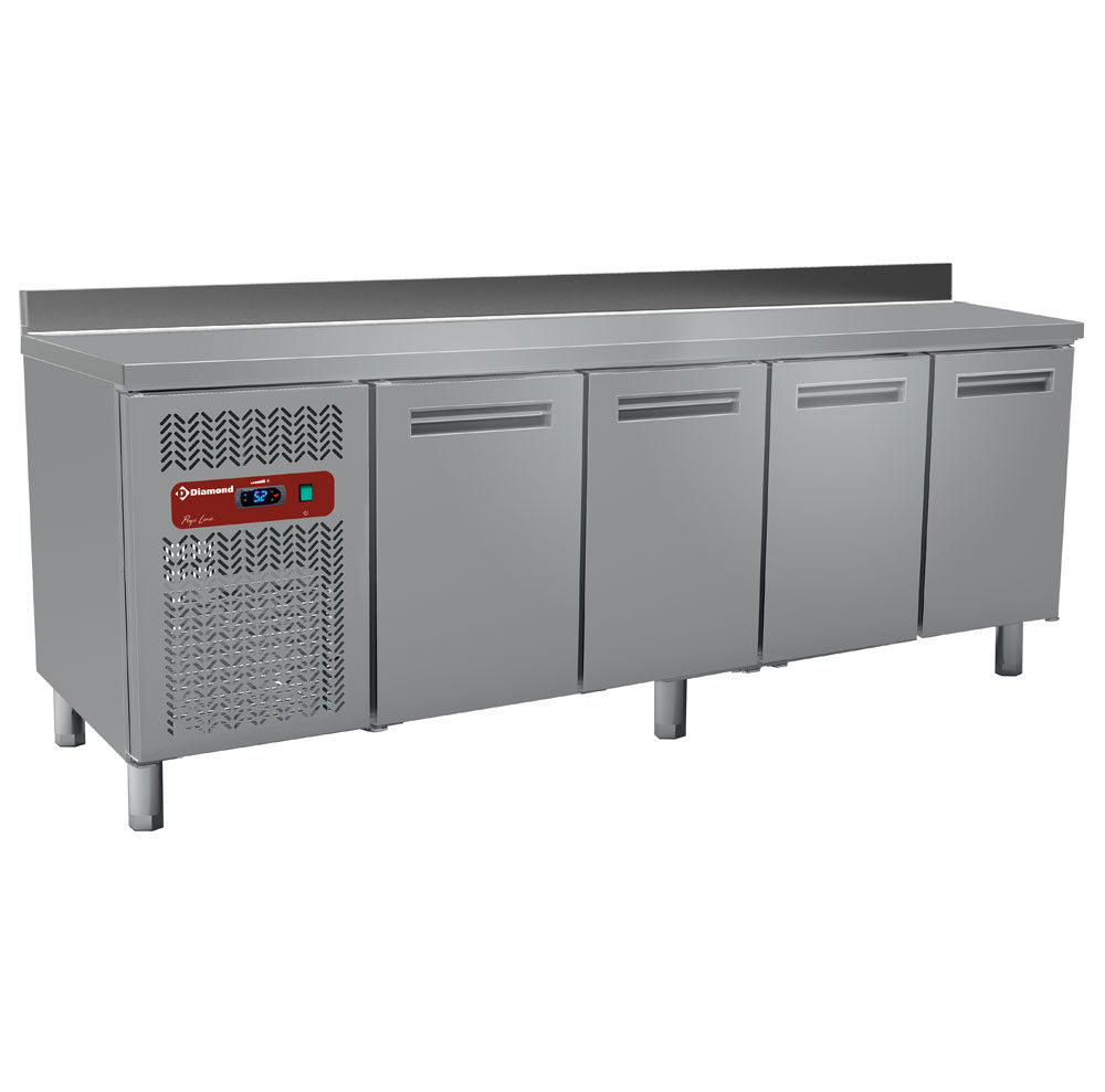 Diamond Cooling table, ventilated, 4 doors GN 1/1 (550 Lit.) - MR4/R2-BA
