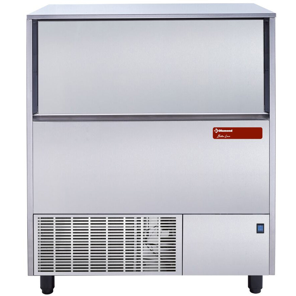 Diamond Hollow ijsblokjesmachine, 122 kg met reserve 50 kg - MXP-140A/R2