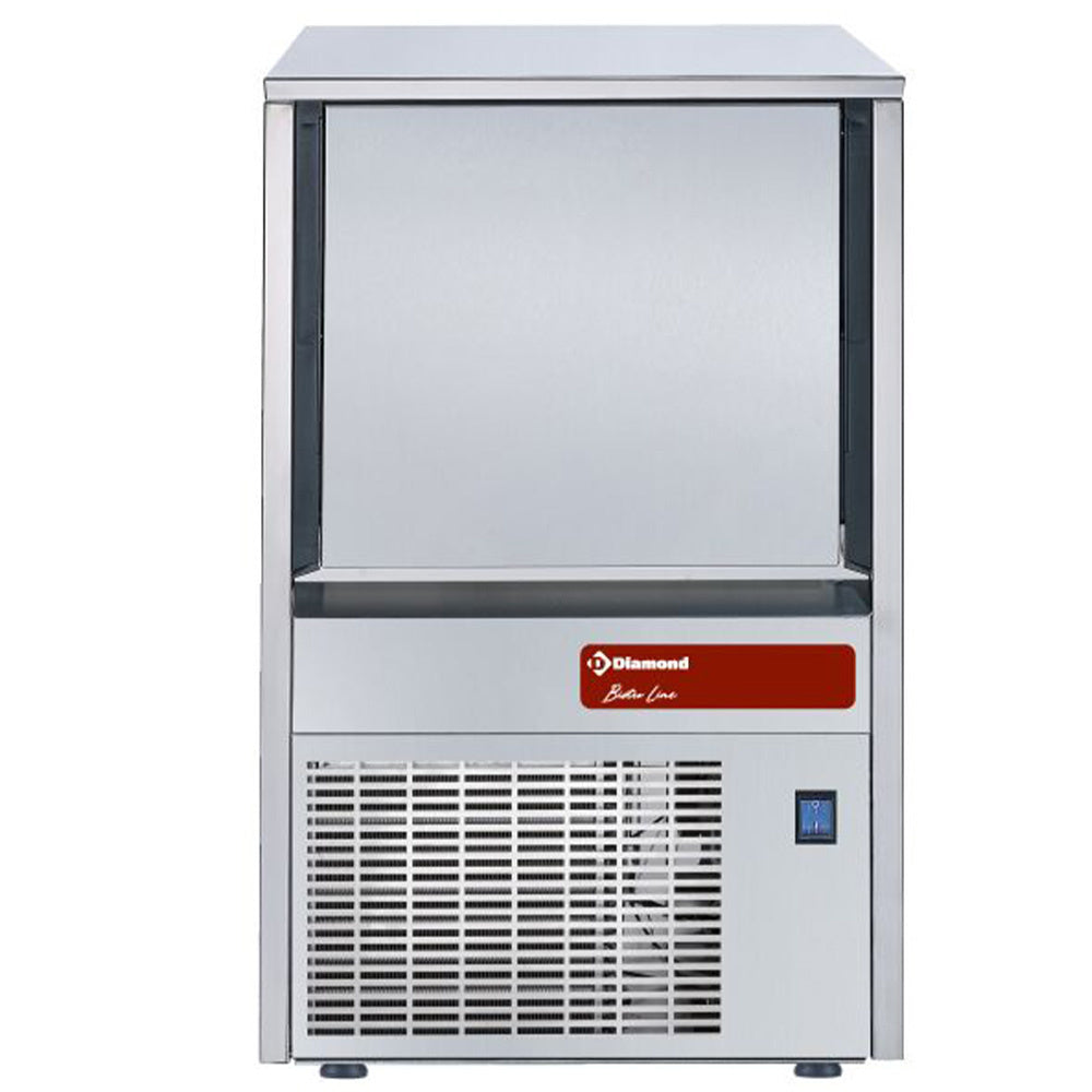 Diamond Hollow ijsblokjesmachine, 22 kg met reserve 9 kg - MXP-25A/R2