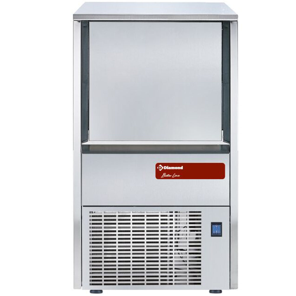Diamond Hollow ijsblokjesmachine, 31 kg met reserve 12 kg - MXP-35A/R2