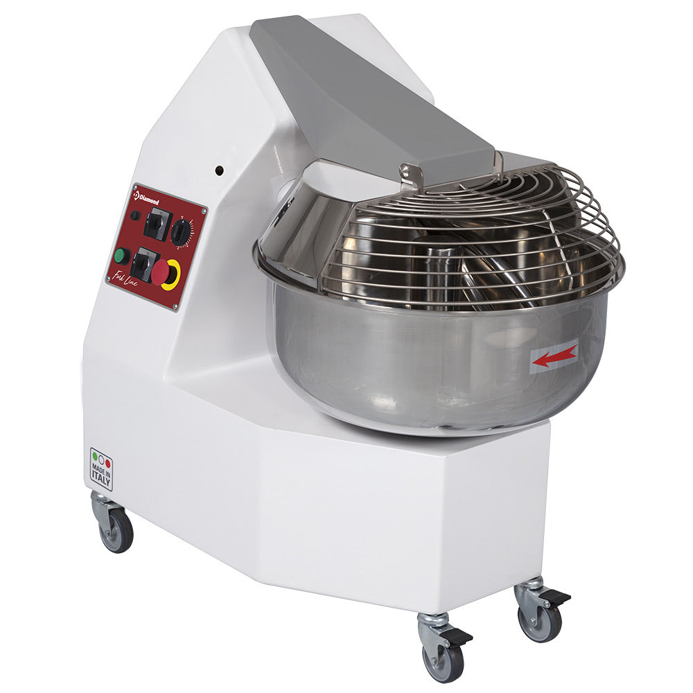 Diamond Fork Mixer, 35 kg, 2 snelheden - Timer, op wielen - PBR-35/T2V
