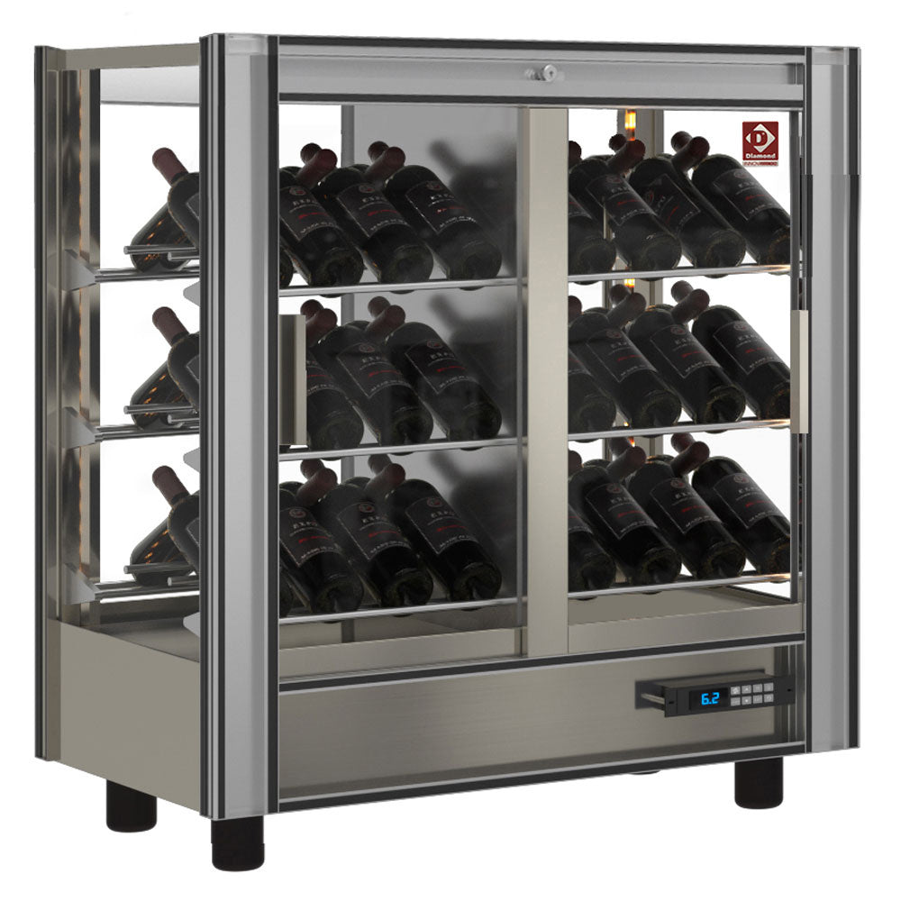 Diamond Refrigerated winecooler Lt. 216 - Through - Modulable - PVV-2/TR-R6