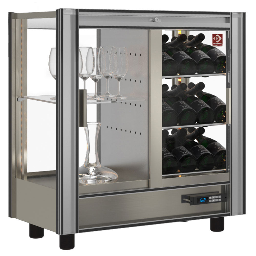 Diamond Refrigerated winecooler Lt. 216 - Through - Modulable - PVV-4/TR-R6