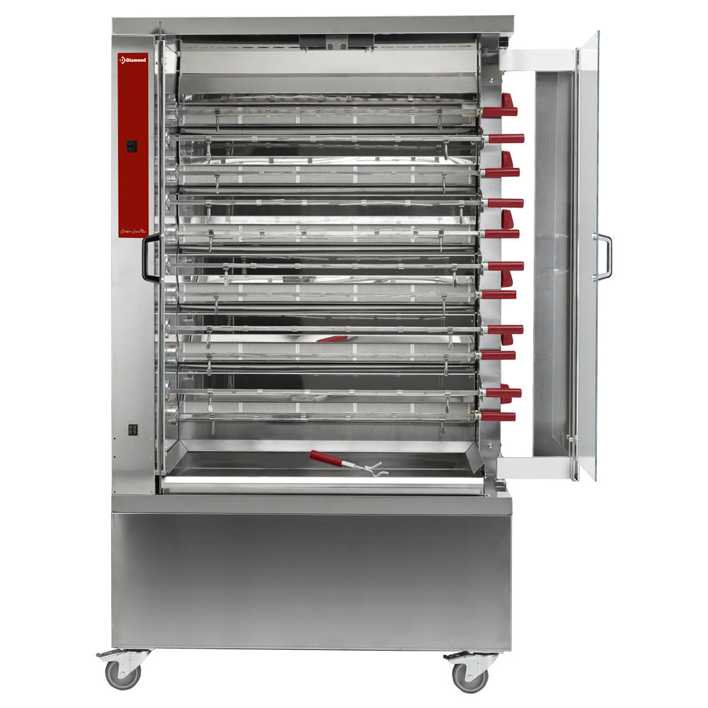 Diamond Chicken-Gasgriller, 11 Spieße (66 Hühner) - RVG/112-CM