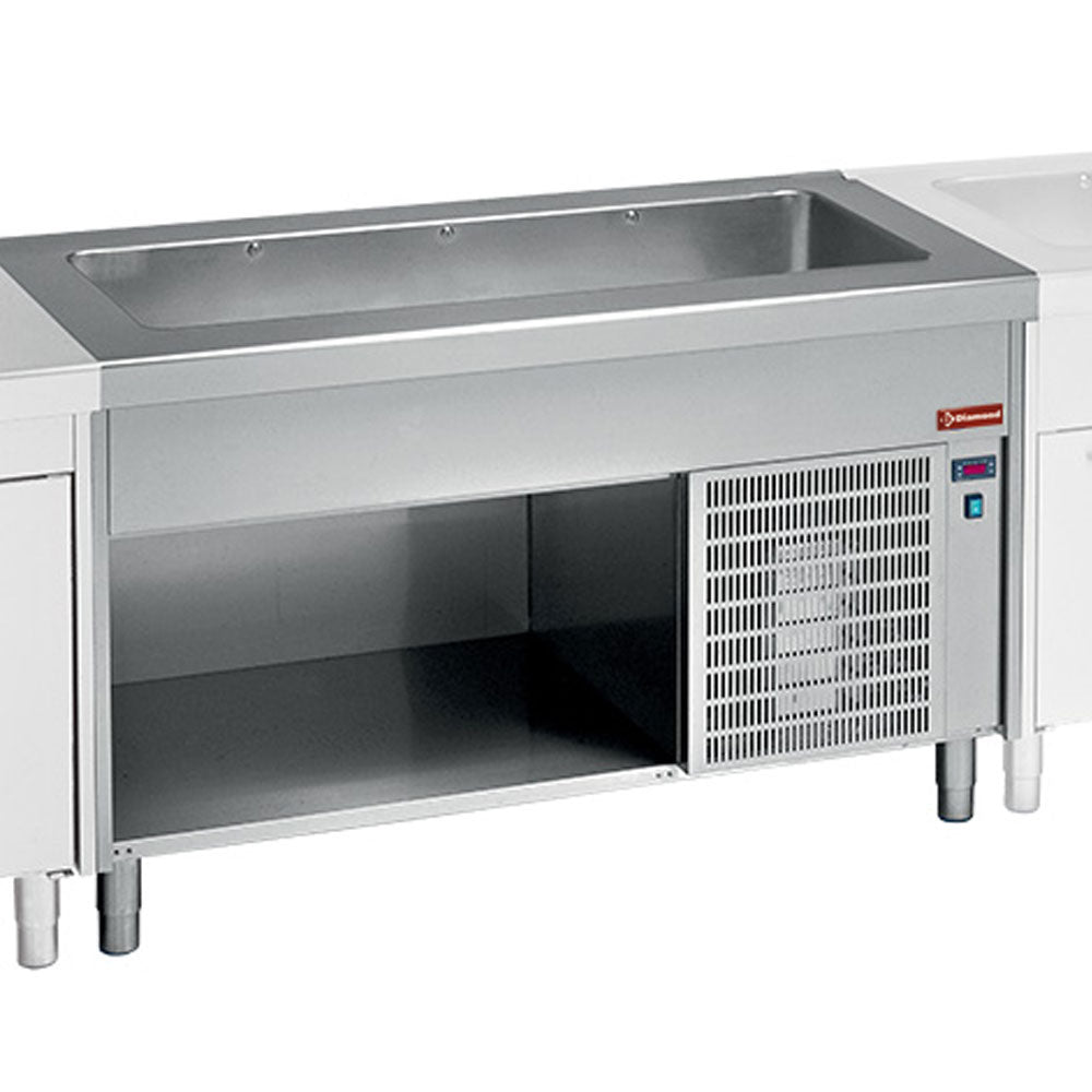 Diamond Cooled tank on open cupboard 4x GN 1/1 - S80/RCT15-R2