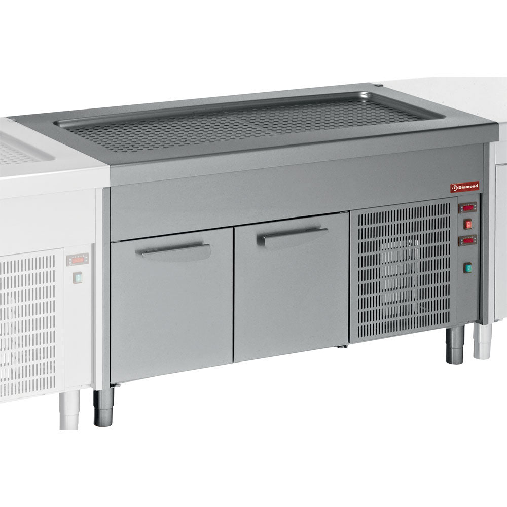 Diamond Refrigerated top unit on refrigerated cupboard 6x GN 1/1 - S80/RPR23-R2