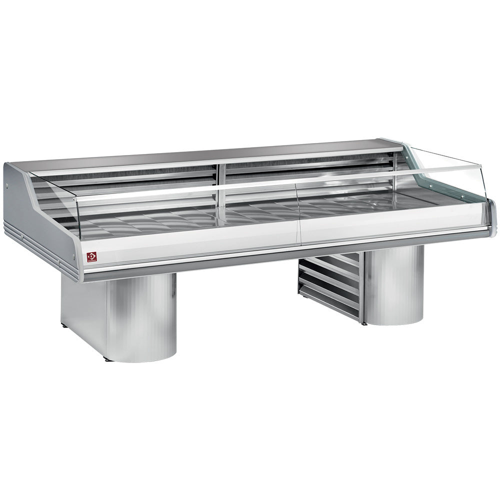 Diamond Refrigerated display counters with glass " Self-Service ", on bases - SG15BS/A1-R2