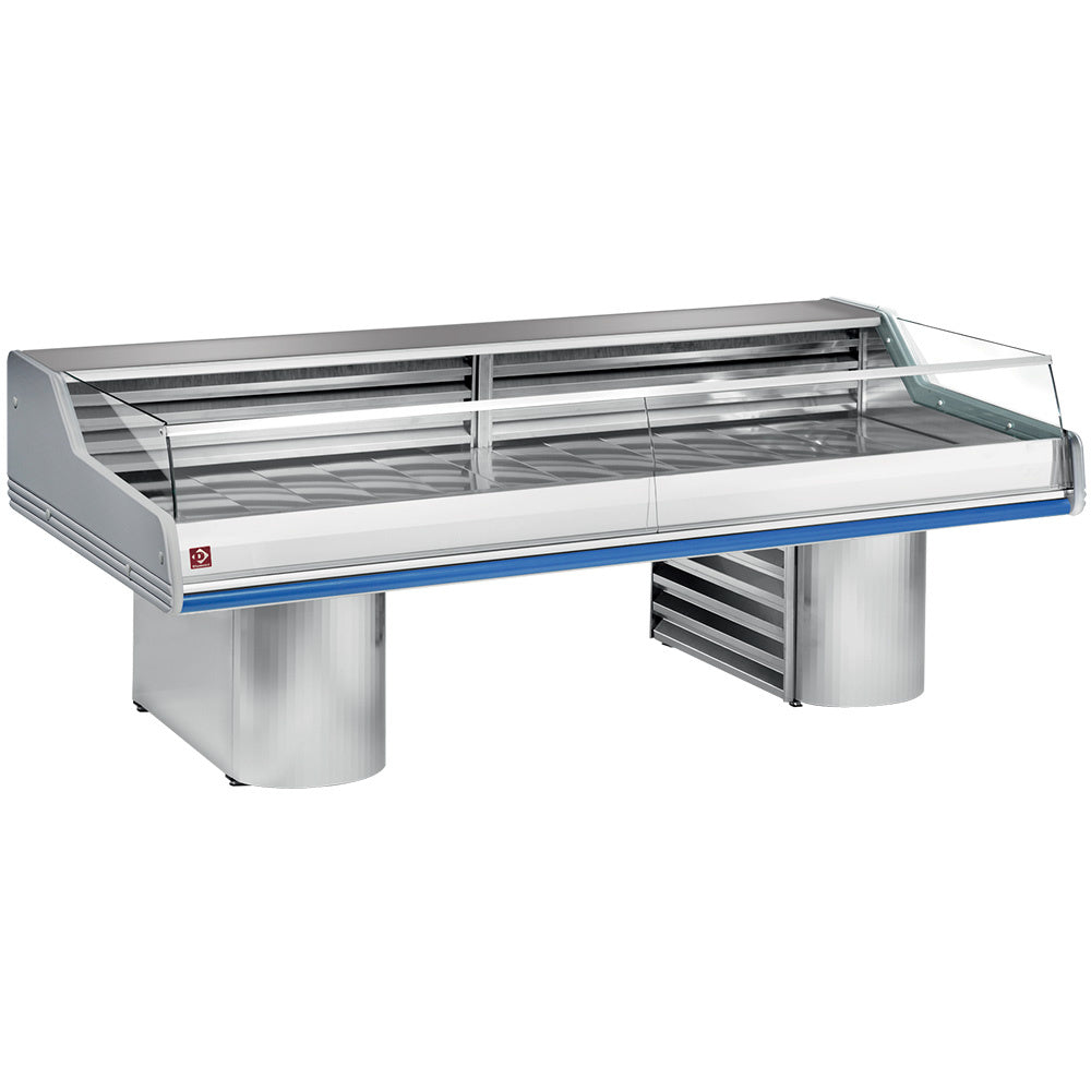 Diamond Refrigerated display counter with glass " Self-Service ", on bases - SG25BS/B1-R2