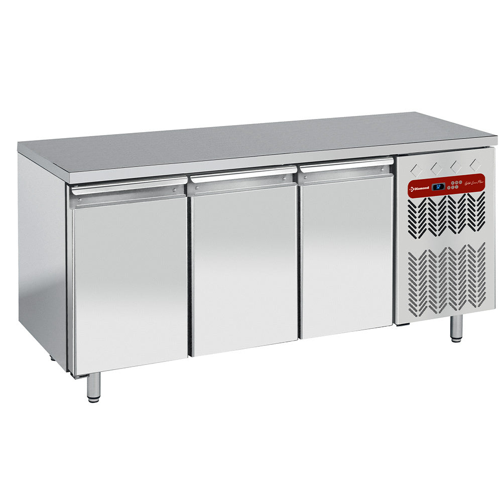 Diamond Ventilated freezing table, 3 doors GN 1/1 - TG3B/H-R2