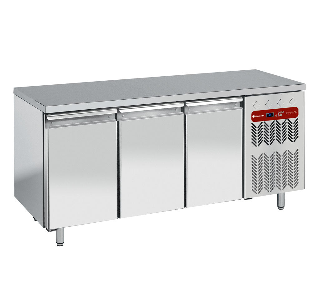 Diamond Refrigerated table, ventilated, 3 doors GN 1/1 - TG3N/H-R2
