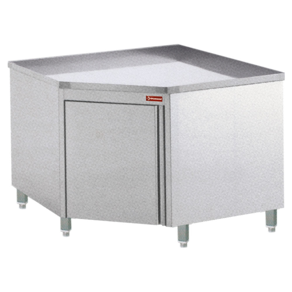 Diamond Working table on cupboard with angle 90° - TAN100/U