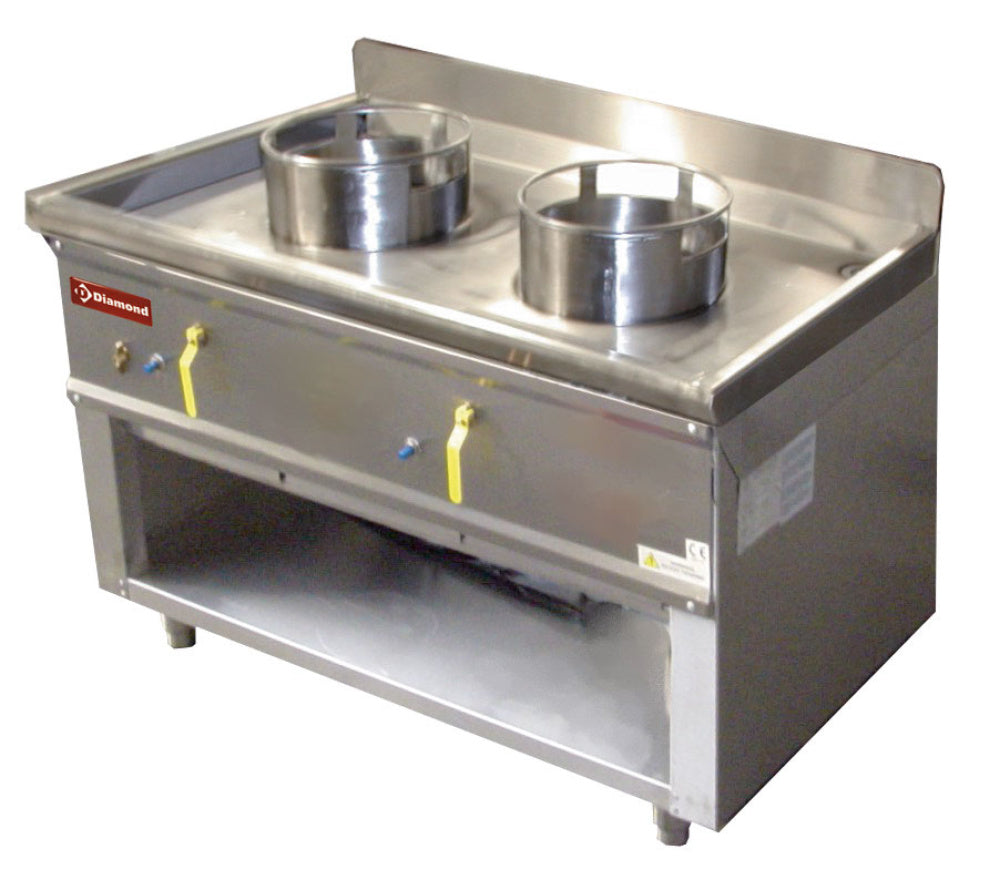 Diamond Wok stove 2 burners - CHINA/2S