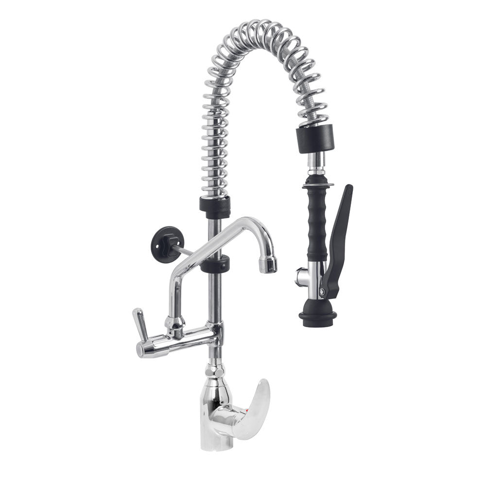 Diamond Nozzle stainless steel and faucet with mixer mono command (exit MONO) - CW4086/MT