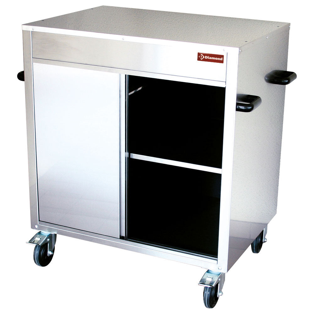 Diamond Neutral cupboard, rotary rotisserie, on wheels - RSP-RB