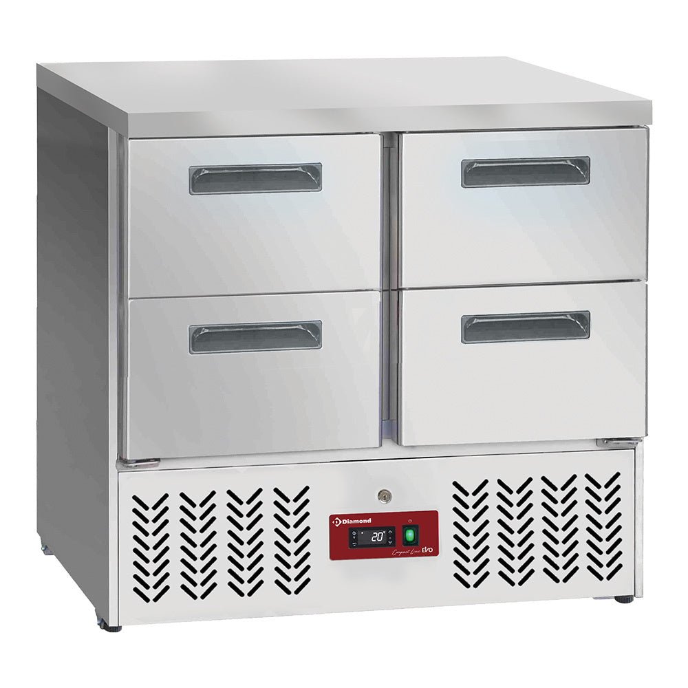 Diamond Refrigerated counter 4x 1/2 drawers GN 1/1 - SA26/C4