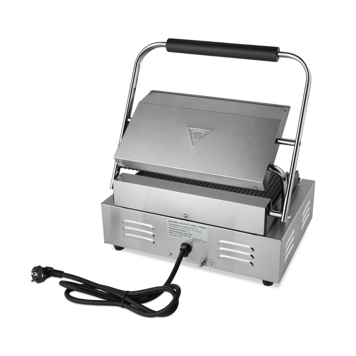 Maxima Contact Grill - Grooved - Single Grill Plate - 33,5cm - 09300436