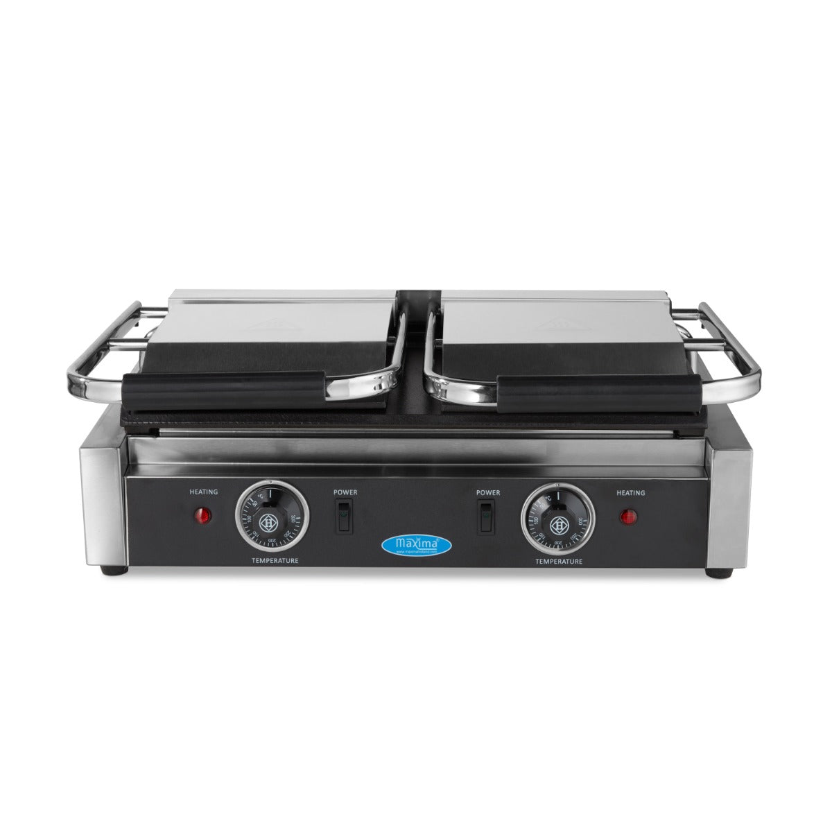 Maxima Contact Grill - Smooth - Double Grill Plate - 2 x 22cm - 09300437