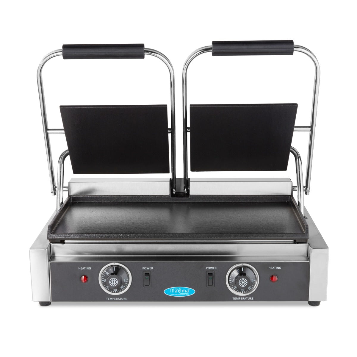 Maxima Contact Grill - Smooth - Double Grill Plate - 2 x 22cm - 09300437