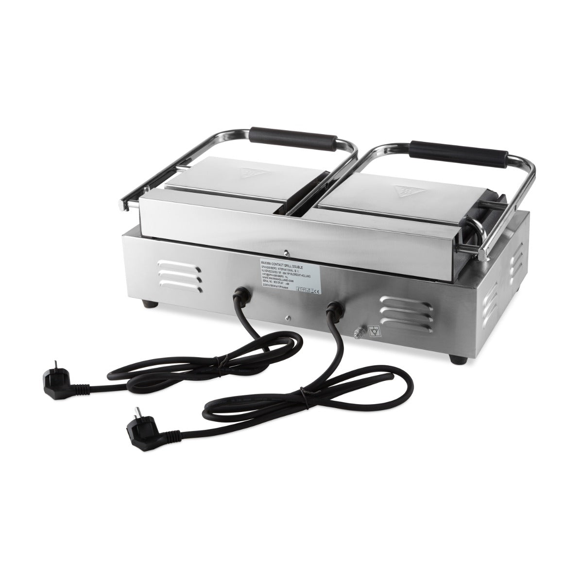 Maxima Contact Grill - Smooth - Double Grill Plate - 2 x 22cm - 09300437