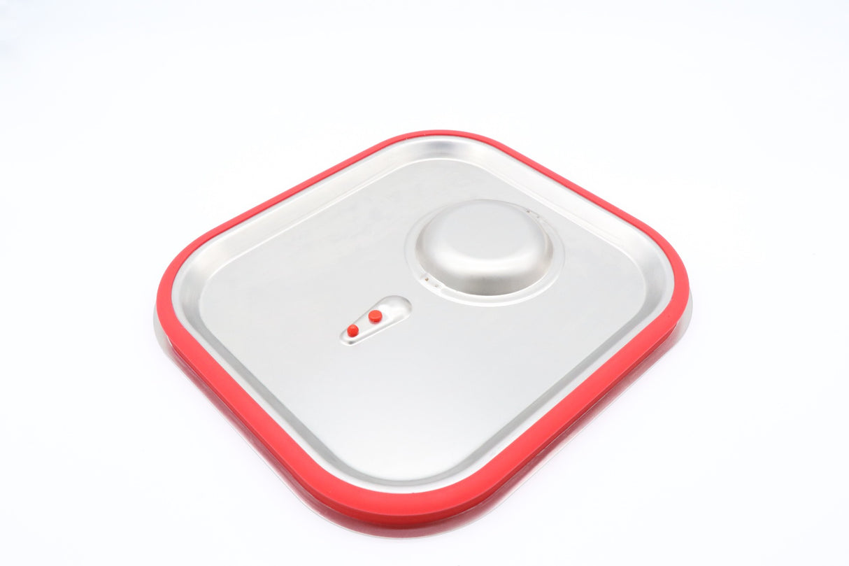 Maxima Gastronorm Lid - 2/3 GN - Stainless Steel - Airtight Seal - 09367800