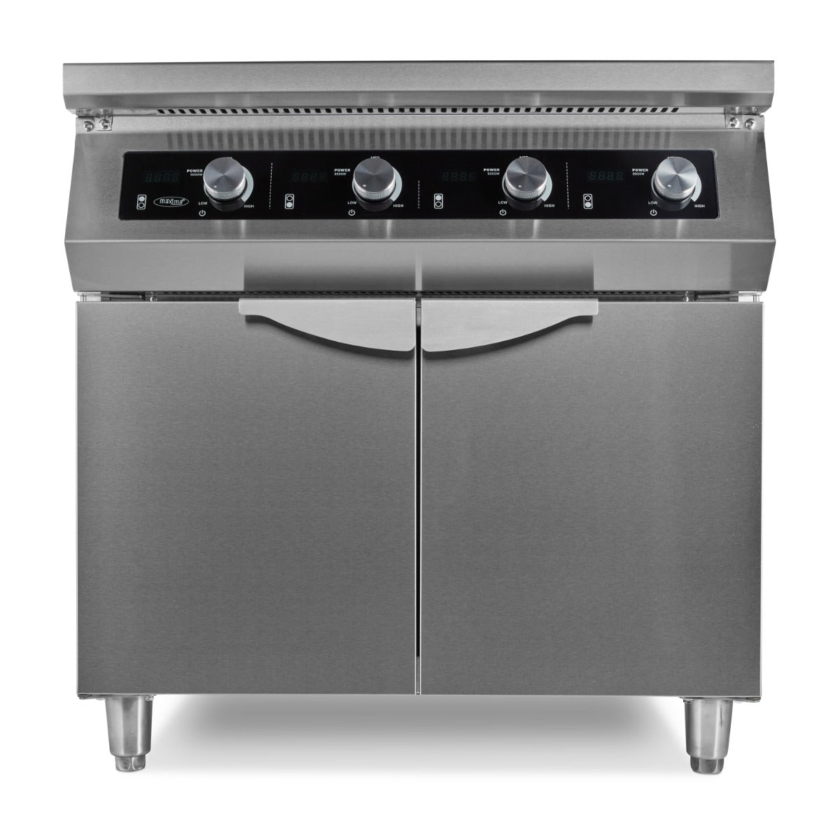 Fornuis - 4 Branders - Inductie - 70 cm Diep - met Opbergruimte - MAXIMA