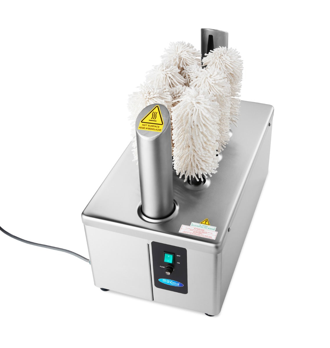 Maxima Glass Polisher - 8 Brushes - 600 Glasses/Hour - 09380000