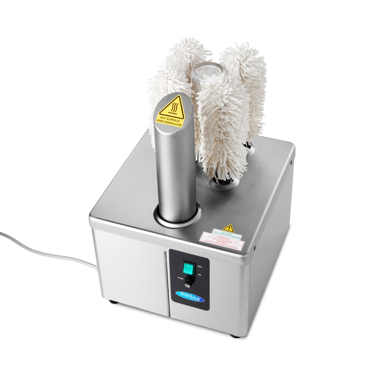 Maxima Glass Polisher - 5 Brushes - 300 Glasses/Hour - 09380001