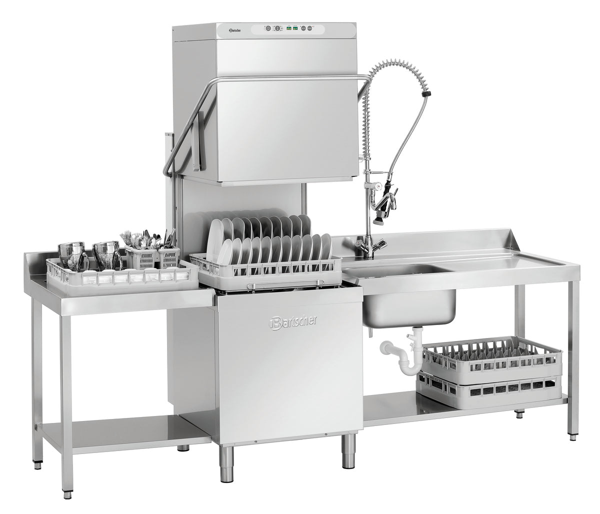Bartscher Pass-through dishwasher DS 600 LPR - 109349